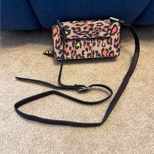 Neiman Marcus Vibrant Animal Print Crossbody Bag